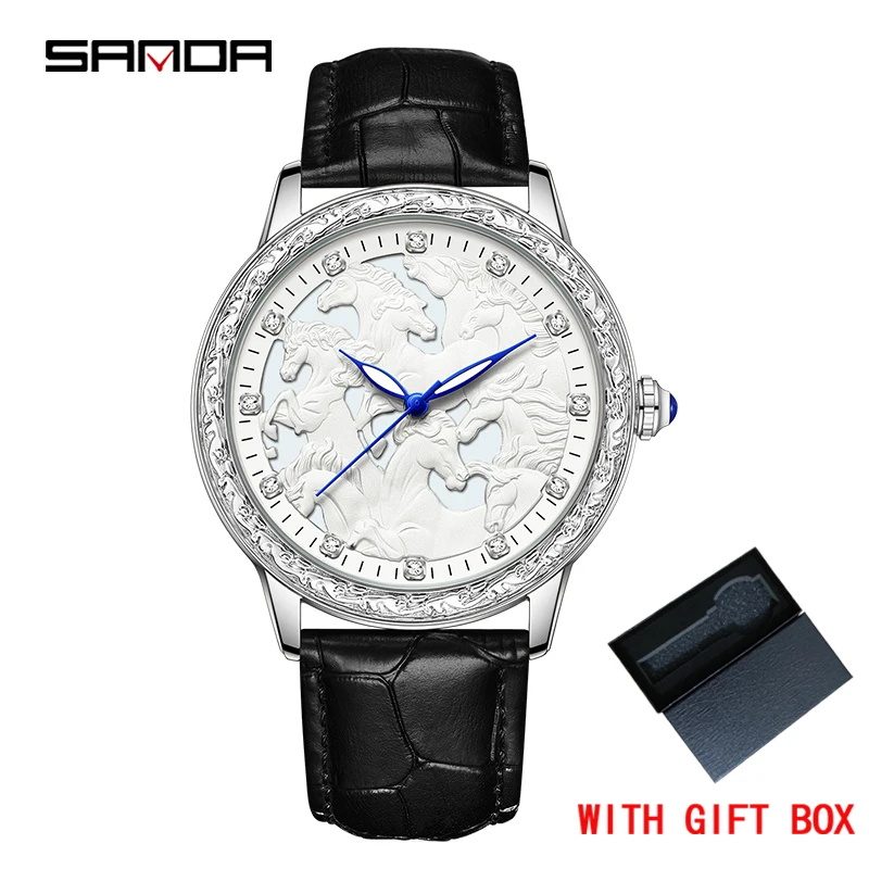 SANDA Male Luxury Quartz Watch Calendar Waterproof Men Analog Watches Hand Clock Leather Strap Business Wristwatch For Gift Man
SANDA Male Luxury Quartz Watch Calendar Waterproof Men Analog Watches Hand Clock Leather Strap Business Wristwatch For Gift Man