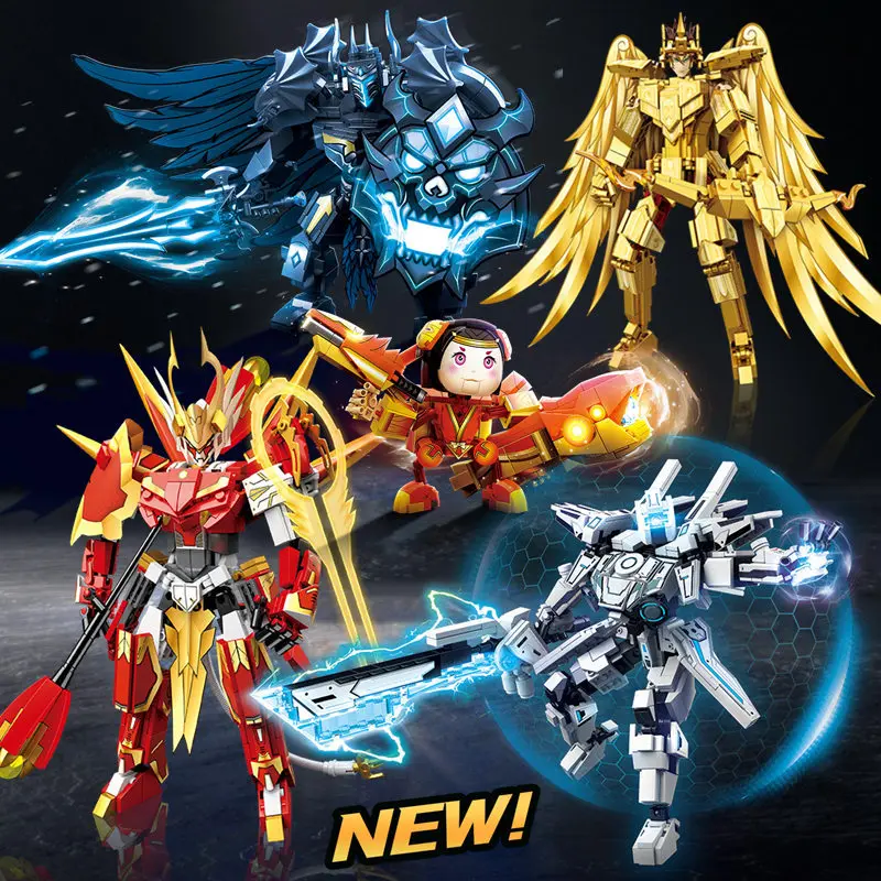 The New 600pc King Glory Character Building Block Toy, Cool Mecha Character Building Block Birthday Gift For Children
The New 600pc King Glory Character Building Block Toy, Cool Mecha Character Building Block Birthday Gift For Children