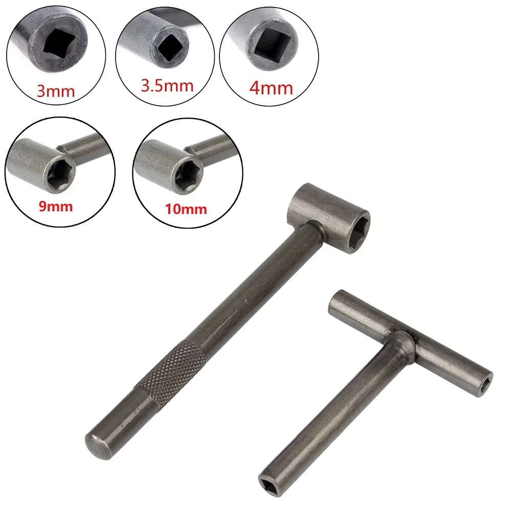 Socket Wrench T Spanner Hand Tools 3/3.5/4/9/10mm Adjusting Spanner Hexagon Wrench Rapair Valve Screw Clearance
Socket Wrench T Spanner Hand Tools 3/3.5/4/9/10mm Adjusting Spanner Hexagon Wrench Rapair Valve Screw Clearance