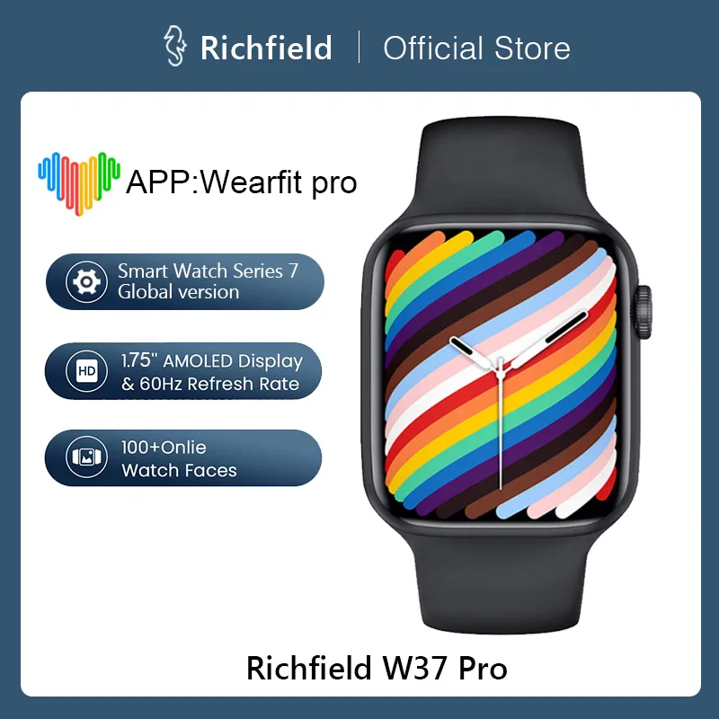 Richfield 2022 Smart Watch W37 Pro Iwo 14 Pro Max Men Women Smartwatch 6 Fitness Bracelet For Huawei Xiaomi Apple Watch Series 7
Richfield 2022 Smart Watch W37 Pro Iwo 14 Pro Max Men Women Smartwatch 6 Fitness Bracelet For Huawei Xiaomi Apple Watch Series 7