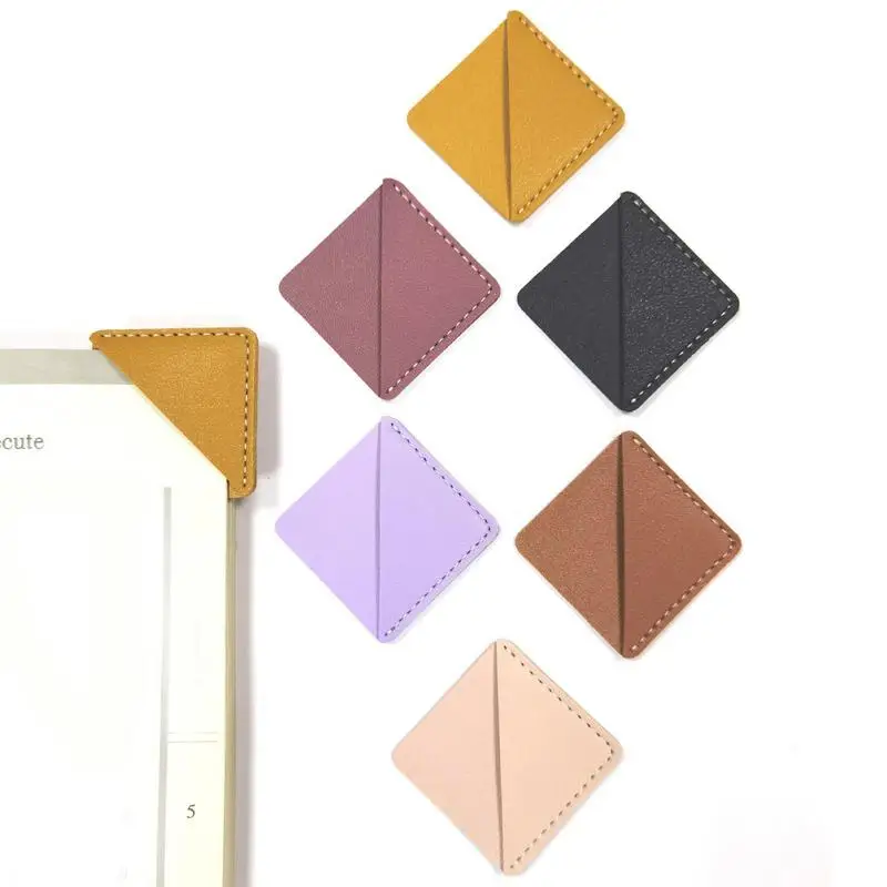 Bookmark For Kids 6PCS Bookmarks For Book Lovers PU Leather Rhombus Corner Page Bookmark Meaningful Reading Gift For Book
Bookmark For Kids 6PCS Bookmarks For Book Lovers PU Leather Rhombus Corner Page Bookmark Meaningful Reading Gift For Book
