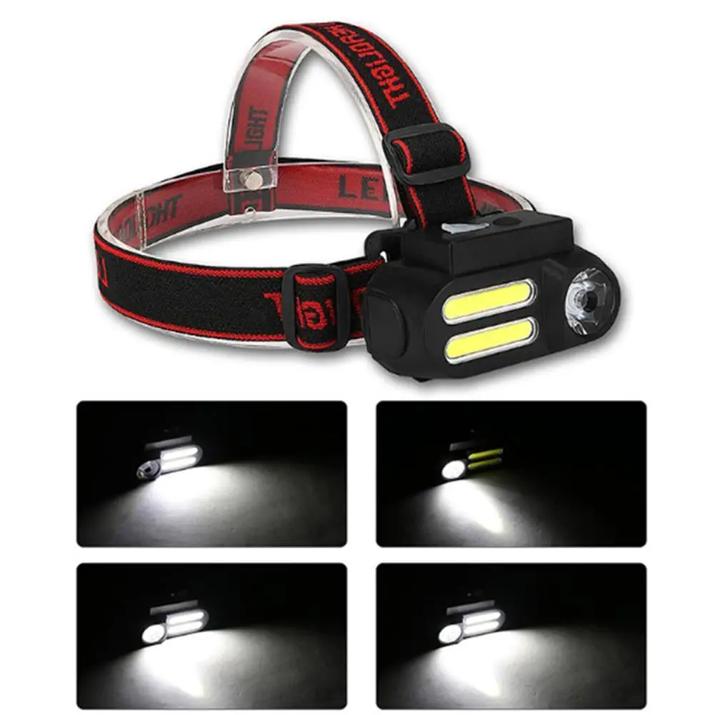 USB Charging Head-mounted Portable Lighting 2COB+XPE Outdoor Emergency Head-mounted Lamp 18650 Multi-function Lighting
USB Charging Head-mounted Portable Lighting 2COB+XPE Outdoor Emergency Head-mounted Lamp 18650 Multi-function Lighting