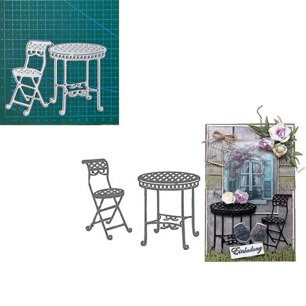 Table stool Metal Cutting Dies Stencils For DIY Scrapbooking Decorative Blade Punch Embossing Suit Paper Cards Die Cutting
Table stool Metal Cutting Dies Stencils For DIY Scrapbooking Decorative Blade Punch Embossing Suit Paper Cards Die Cutting