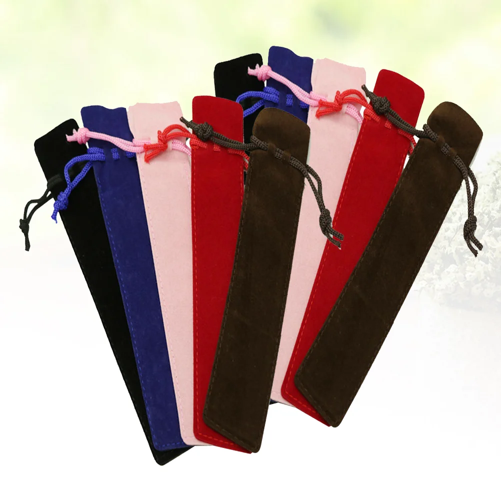 Pen Pouch Sleeve Drawstring Case Holder Single Pouches Flannel Storage Gift Bulk Cases Planner Pens Organizer Painting Packaging
Pen Pouch Sleeve Drawstring Case Holder Single Pouches Flannel Storage Gift Bulk Cases Planner Pens Organizer Painting Packaging