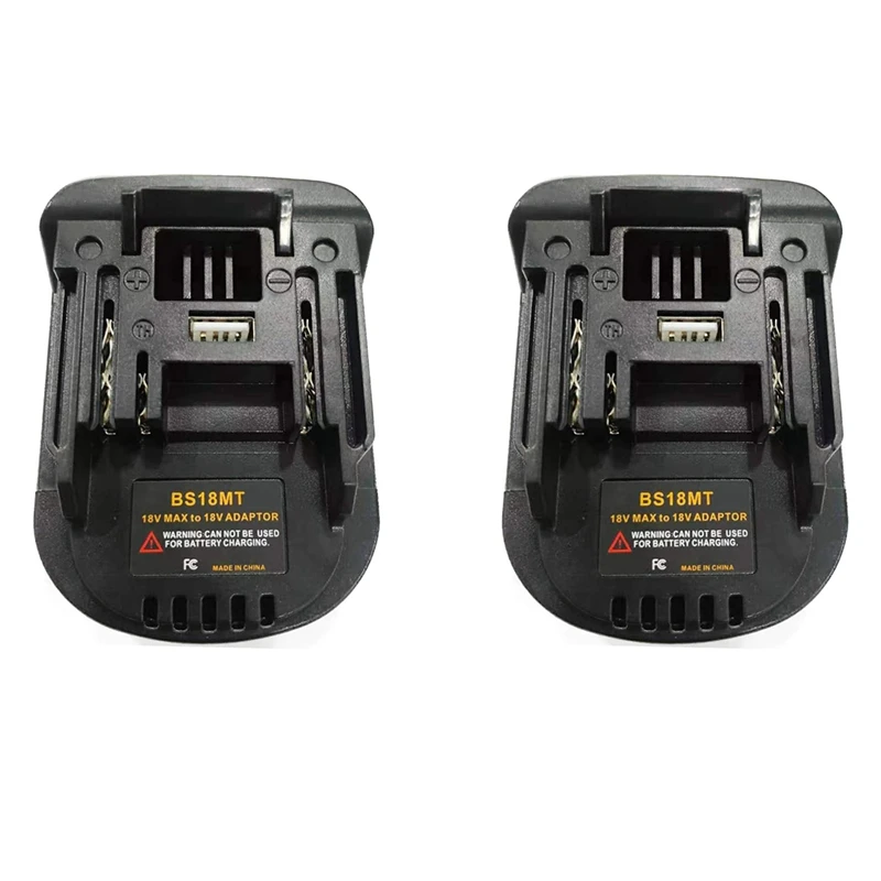 2Pcs BS18MT Battery Adapter Converter For 18V BAT619G/620 Battery Convert To For Makita 18V BL1860 Lithium Battery
2Pcs BS18MT Battery Adapter Converter For 18V BAT619G/620 Battery Convert To For Makita 18V BL1860 Lithium Battery