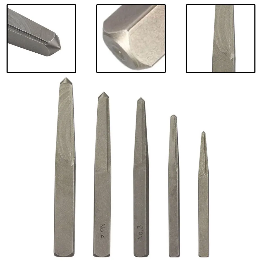 5pcs Square Damaged Screw Extractor Drill Bits For Removing Broken Seized Screws Workshop Equipment Power Tools Drill Bit
5pcs Square Damaged Screw Extractor Drill Bits For Removing Broken Seized Screws Workshop Equipment Power Tools Drill Bit