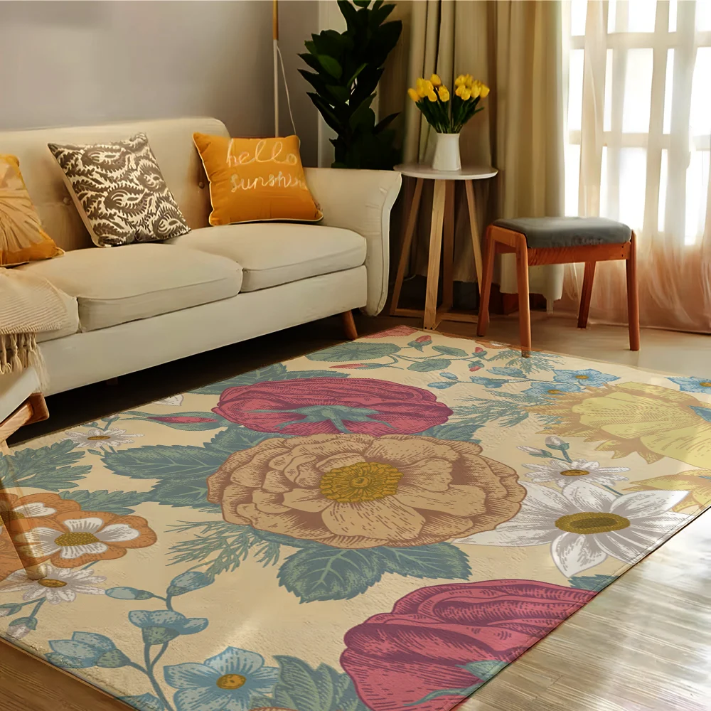 Flower Kitchen Entrance Doormat Home Bedroom Floor Decoration Hallway Mat Balcony Bathroom Anti-Slip Carpet Modern Printing Rug
Flower Kitchen Entrance Doormat Home Bedroom Floor Decoration Hallway Mat Balcony Bathroom Anti-Slip Carpet Modern Printing Rug