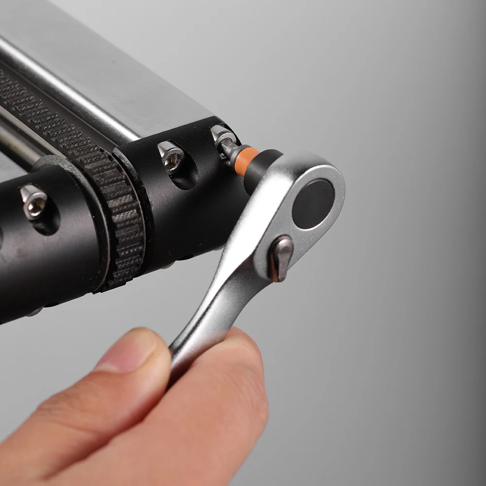 Multi-purpose Ratchet Wrench Screwdriver Set Comfortable Handle S2 Magnetic Bits Tools Set Lightweight Bicycle Dismantling Tools
Multi-purpose Ratchet Wrench Screwdriver Set Comfortable Handle S2 Magnetic Bits Tools Set Lightweight Bicycle Dismantling Tools
