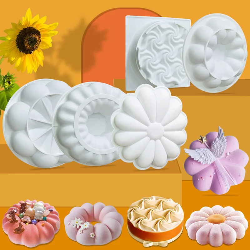 New 3D Chrysanthemums Soap Mold Bakware Tools Flower Silicone Moulds Candle Molds Sunflower Cake Decoration Tools Wholesale M626
New 3D Chrysanthemums Soap Mold Bakware Tools Flower Silicone Moulds Candle Molds Sunflower Cake Decoration Tools Wholesale M626