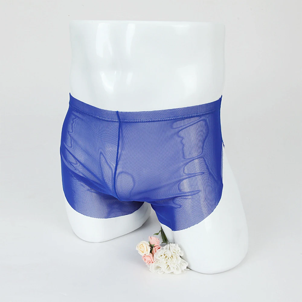 Plain Underpants Boxer Men's Shorts Mid Rise See Through Solid Color Elasticated Waist Four Corners Home Pajamas
Plain Underpants Boxer Men's Shorts Mid Rise See Through Solid Color Elasticated Waist Four Corners Home Pajamas