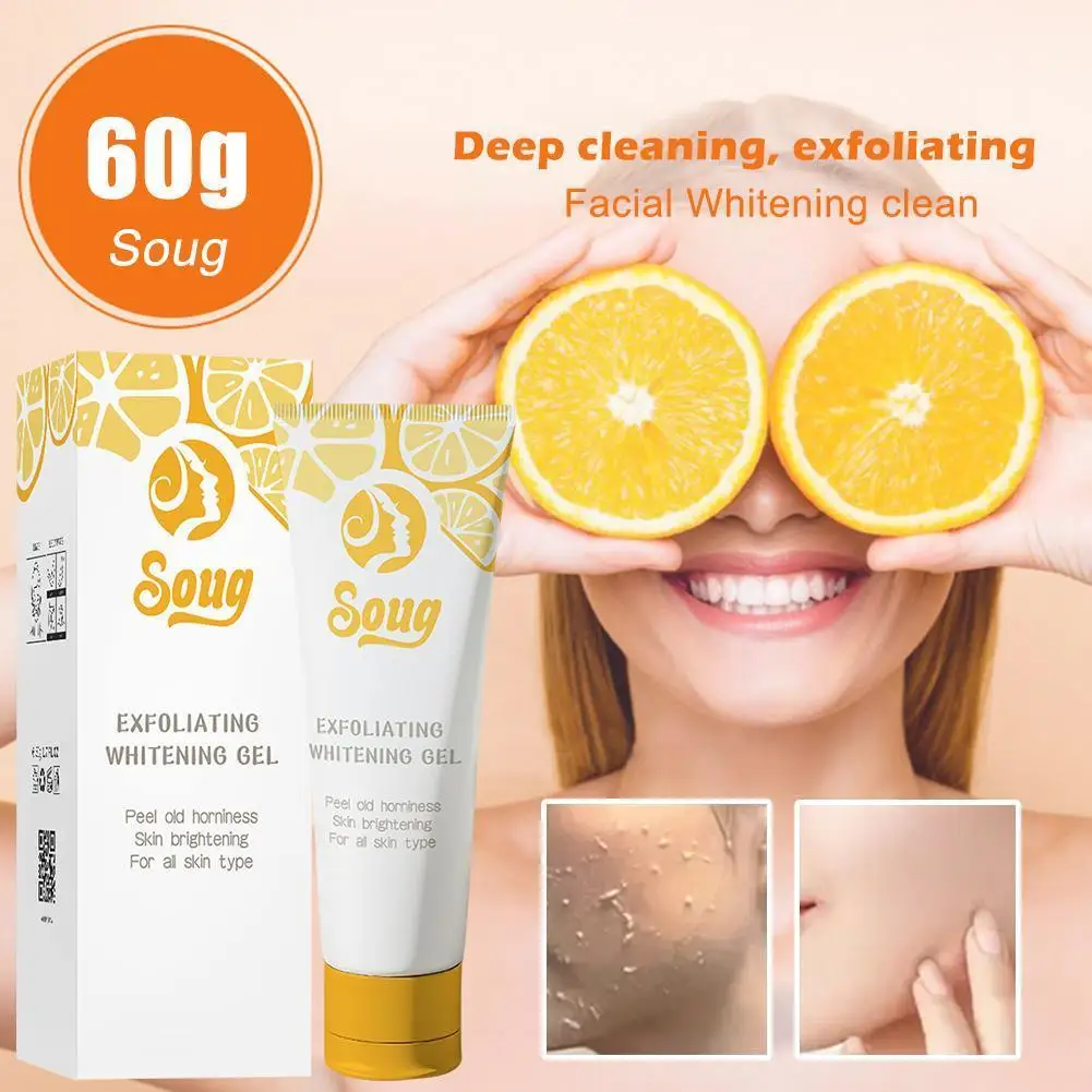 Soug Orange Exfoliating Whitening Gel Exfoliating Facial Dead Skin Remover Face Gently Exfoliator For All Skin Types Moistu C5O2
Soug Orange Exfoliating Whitening Gel Exfoliating Facial Dead Skin Remover Face Gently Exfoliator For All Skin Types Moistu C5O2