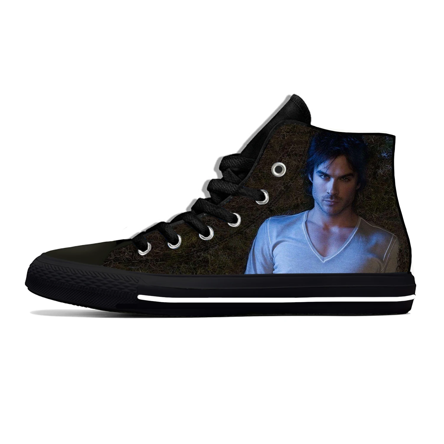 The Vampire Diaries Damon Salvatore Cool Fashion Casual Cloth Shoes High Top Lightweight Breathable 3D Print Men Women Sneakers
The Vampire Diaries Damon Salvatore Cool Fashion Casual Cloth Shoes High Top Lightweight Breathable 3D Print Men Women Sneakers