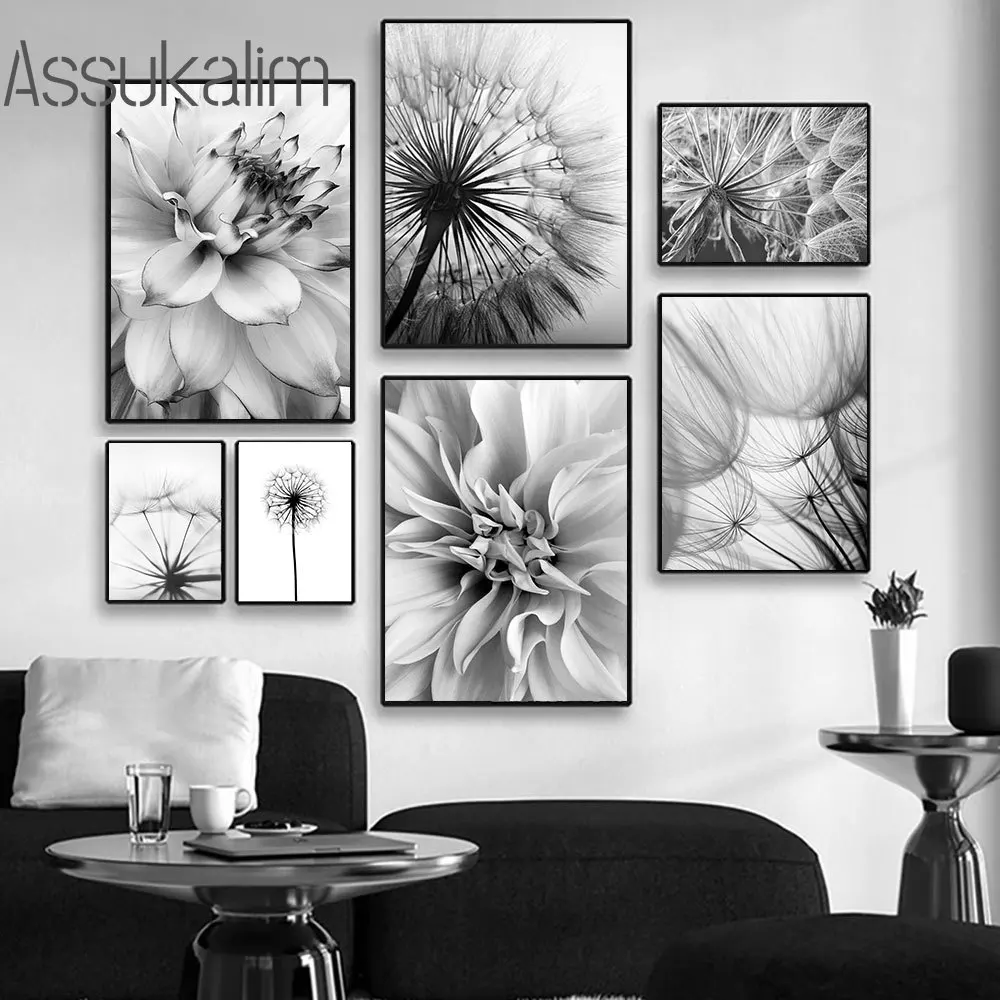 Dandelion Art Prints Black and White Wall Posters Modern Flowers Wall Art Poster Nordic Canvas Painting Minimalist Bedroom Decor
Dandelion Art Prints Black and White Wall Posters Modern Flowers Wall Art Poster Nordic Canvas Painting Minimalist Bedroom Decor