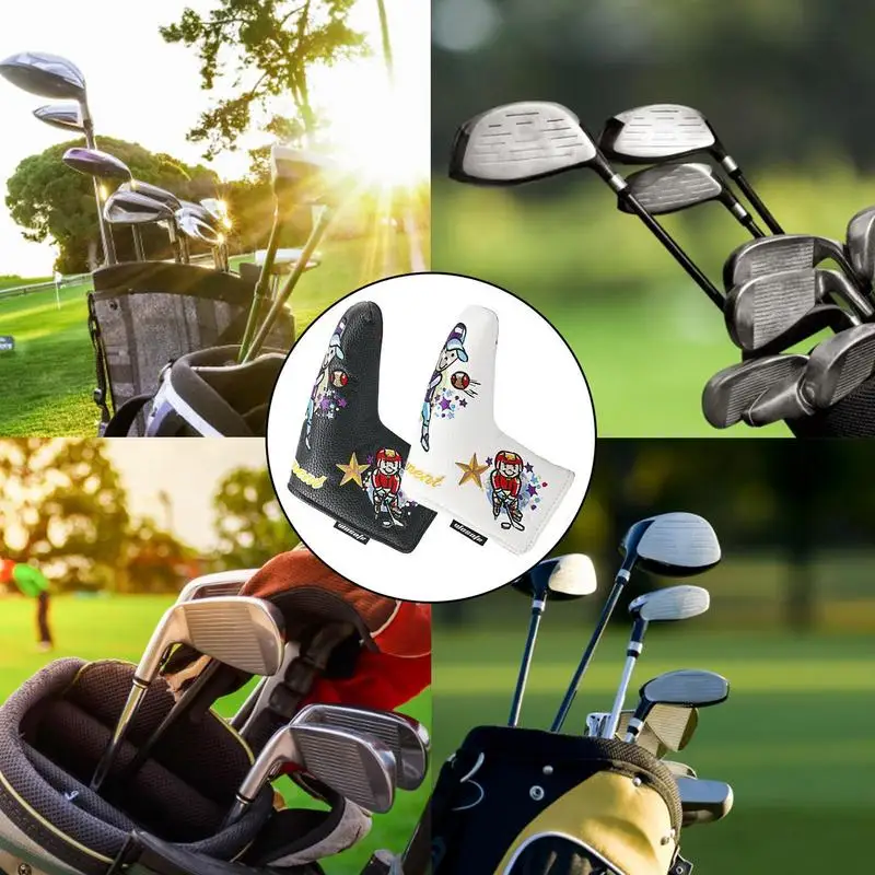 Funny Golf Head Covers Cartoon PU Leather Golf Club Protector Golf Putter Protector For Outdoor Golf Course Workout Supplies For
Funny Golf Head Covers Cartoon PU Leather Golf Club Protector Golf Putter Protector For Outdoor Golf Course Workout Supplies For