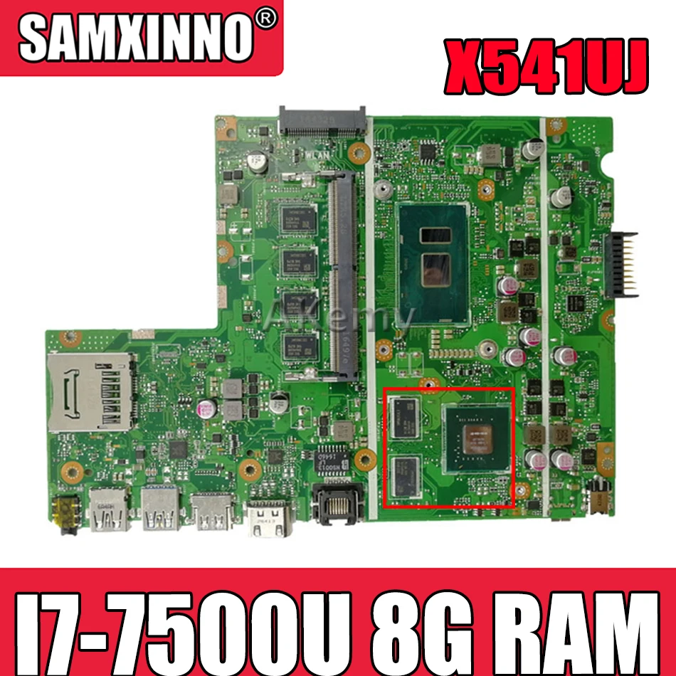 Akemy X541UJ материнская плата для ASUS X541UQK X541UVK X541Uj A541U F541Uj Laotop материнская плата I7-7500U 8G ОЗУ протестирована Бесплатная доставка
Akemy X541UJ материнская плата для ASUS X541UQK X541UVK X541Uj A541U F541Uj Laotop материнская плата I7-7500U 8G ОЗУ протестирована Бесплатная доставка