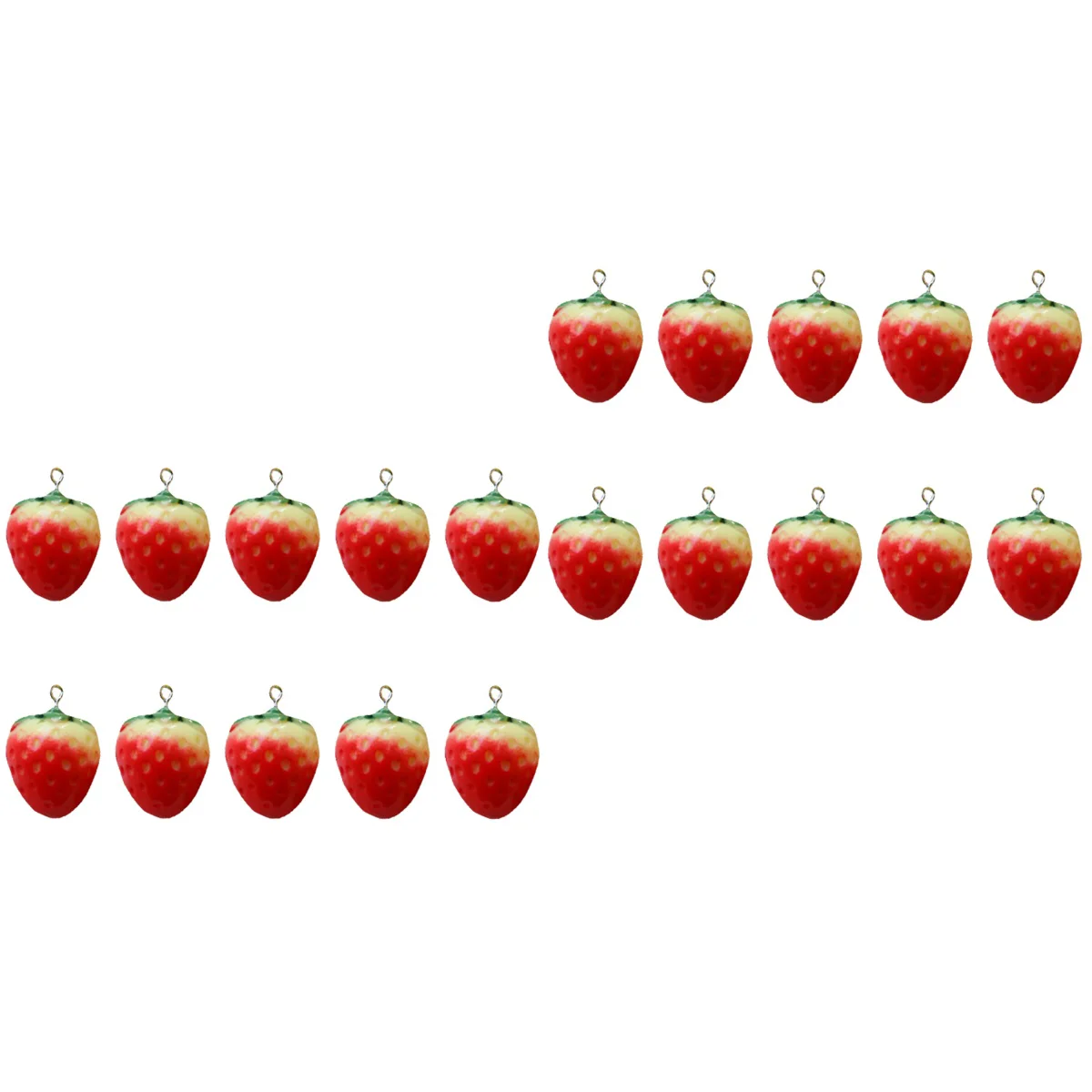20 Pcs Resin Necklace Simulation Strawberry Pendant Earring DIY Accessories Supplies 3x2cm Bracelet Silver Handmade Material
20 Pcs Resin Necklace Simulation Strawberry Pendant Earring DIY Accessories Supplies 3x2cm Bracelet Silver Handmade Material