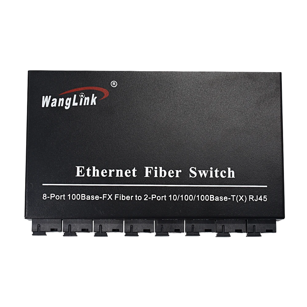 Волоконный коммутатор Wanglink Ethernet 8-Port 100Base-FX волоконно-оптический коммутатор с двумя портами 10/100/1000Base-T(X) RJ45 Ethernet
Волоконный коммутатор Wanglink Ethernet 8-Port 100Base-FX волоконно-оптический коммутатор с двумя портами 10/100/1000Base-T(X) RJ45 Ethernet