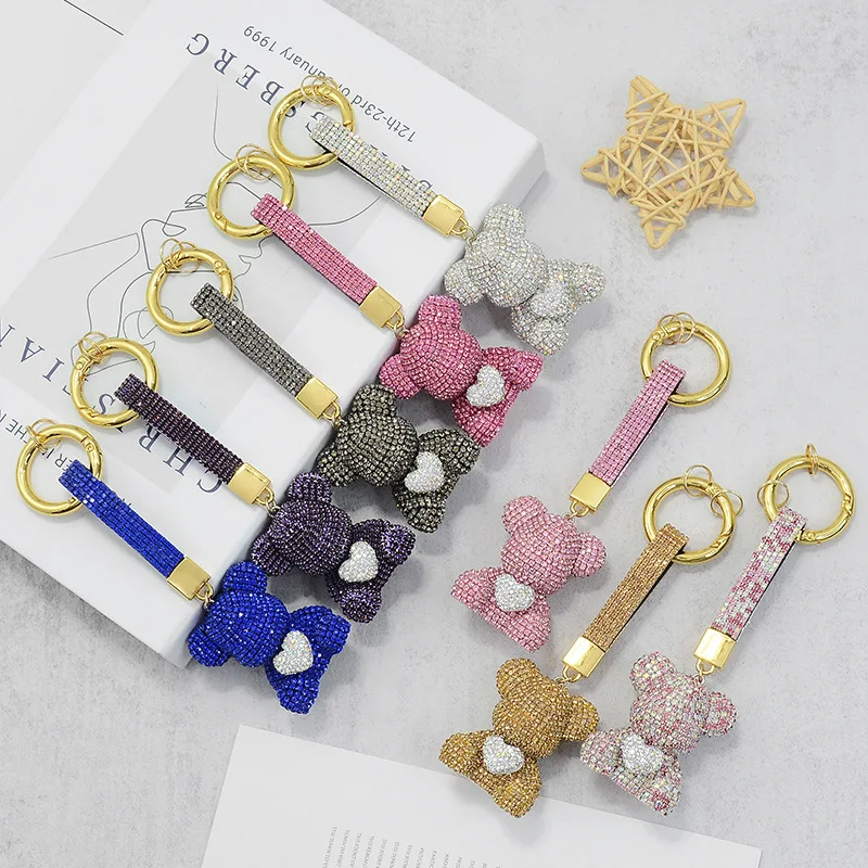 Popular claw chain, peach heart bear key chain pendant, cute girl bag pendant, Korean pendant, car key chain initial d keychain
Popular claw chain, peach heart bear key chain pendant, cute girl bag pendant, Korean pendant, car key chain initial d keychain