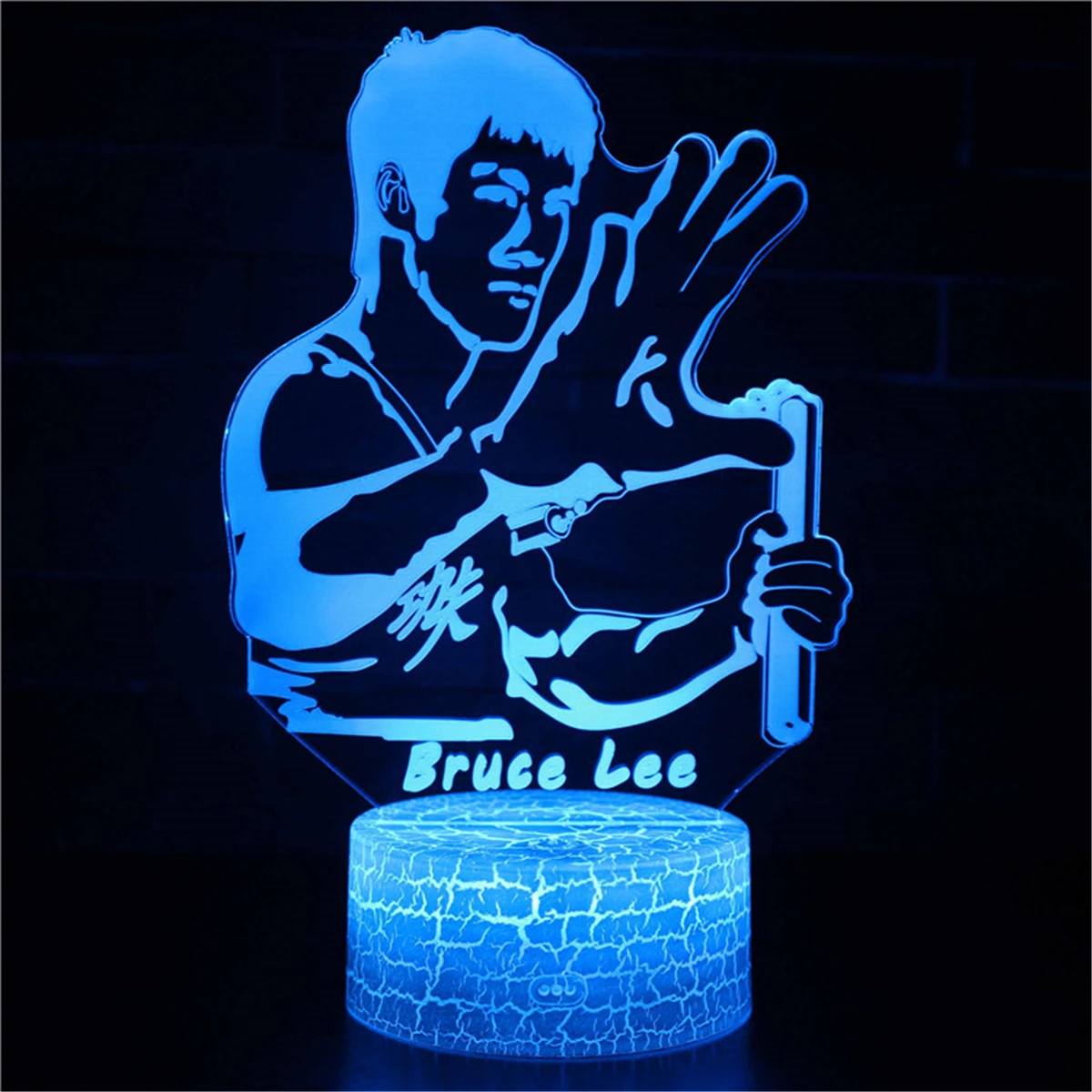 Bruce Lee Singer Superstar 3D Lamp Acrylic USB LED NightLights Neon Sign Christmas Decorations for Home Bedroom Birthday Gifts 
Bruce Lee Singer Superstar 3D Lamp Acrylic USB LED NightLights Neon Sign Christmas Decorations for Home Bedroom Birthday Gifts