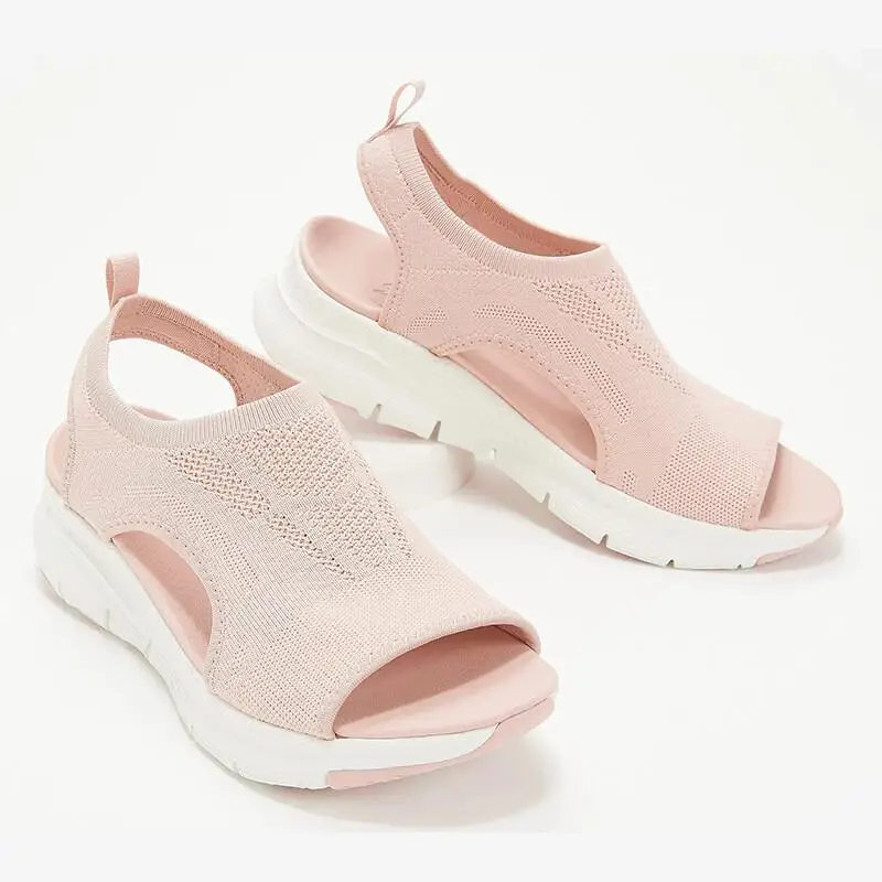 Summer Mesh Shoes Shoes Knitting Fish Mouth Sandals Women Platform Sandals Soft Wedges Shoes Casual Footwear Plus Size 35-44
Summer Mesh Shoes Shoes Knitting Fish Mouth Sandals Women Platform Sandals Soft Wedges Shoes Casual Footwear Plus Size 35-44