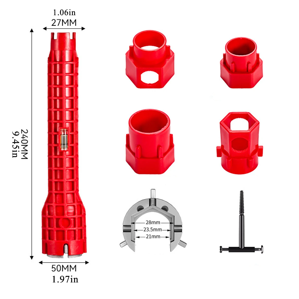Многофункциональный ключ для смесителя NIUXIANG 14-в-1
Многофункциональный ключ для смесителя NIUXIANG 14-в-1