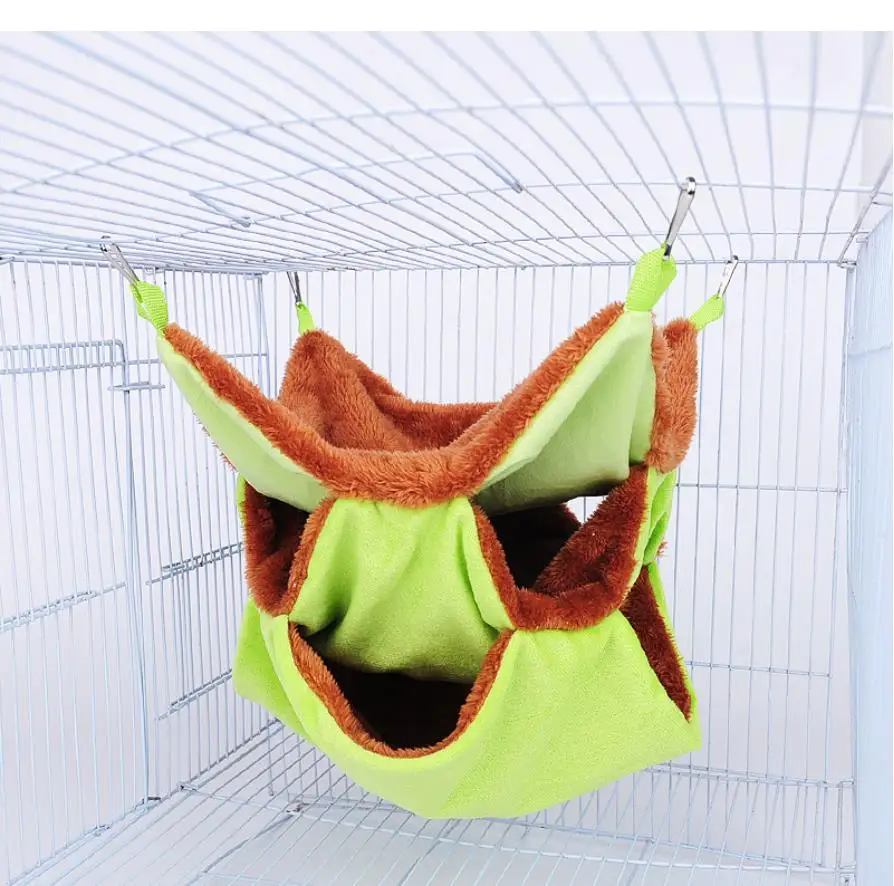Pet Hammock Three-tier Maze Plush Keeping Warm Hanging Hamster Small Pets Hamster Squirrel Chinchilla House Sleeping Bag Tool
Pet Hammock Three-tier Maze Plush Keeping Warm Hanging Hamster Small Pets Hamster Squirrel Chinchilla House Sleeping Bag Tool