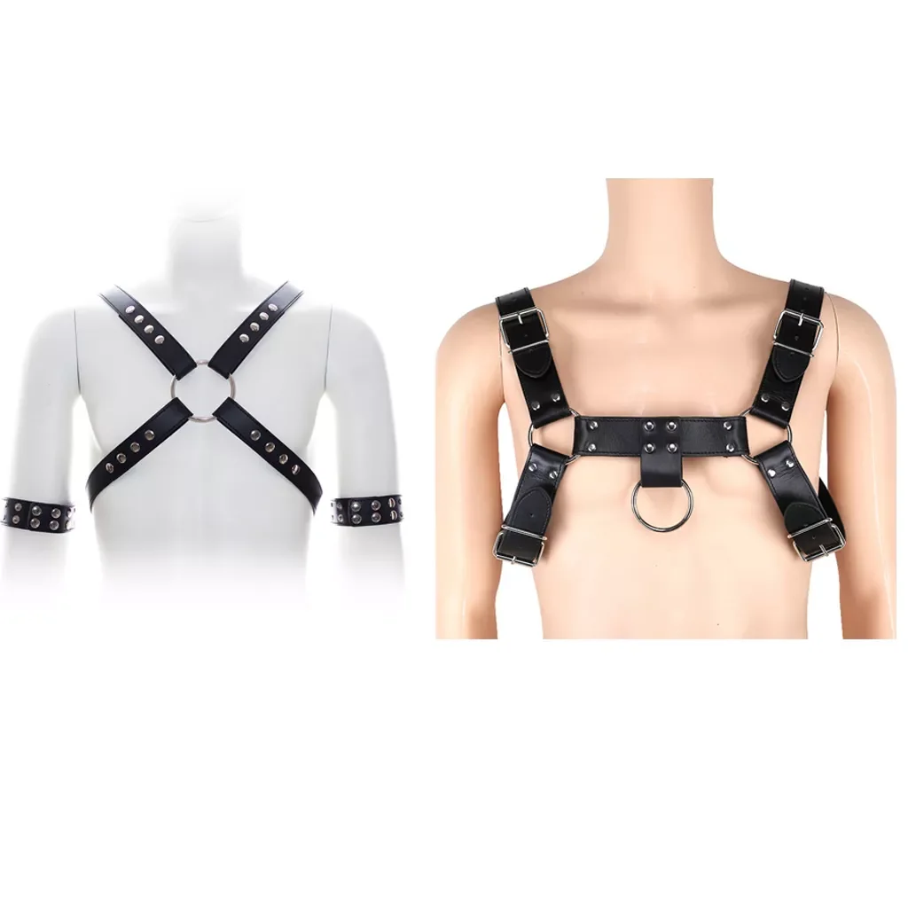 2x Men PU Leather Cheat Harness Adjustable Body Chest Belts Punk Clubwear Erotic Adult Game Male Sexy Costumes
2x Men PU Leather Cheat Harness Adjustable Body Chest Belts Punk Clubwear Erotic Adult Game Male Sexy Costumes