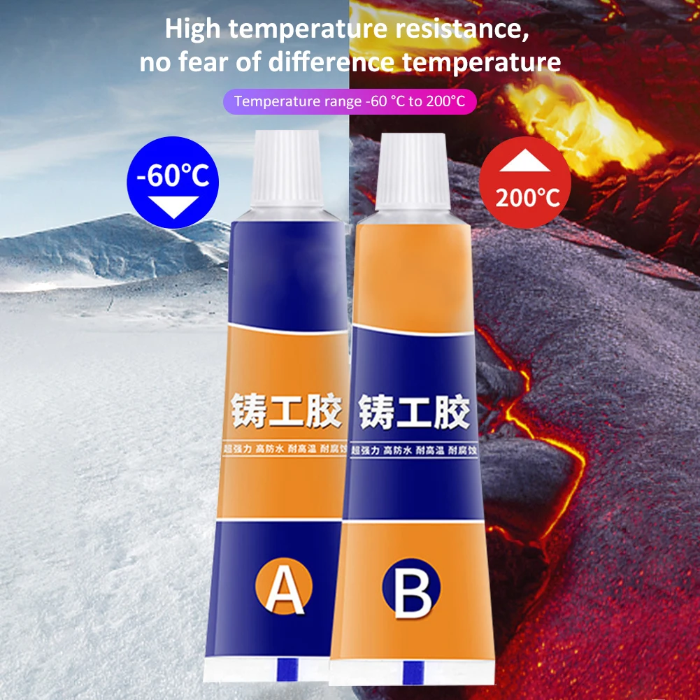 20/70/100g Industrial Metal Repair Paste AB Glue Metal Adhesive Gel Casting Agent Tool Heat Resistance Cold Weld Repair Glue
20/70/100g Industrial Metal Repair Paste AB Glue Metal Adhesive Gel Casting Agent Tool Heat Resistance Cold Weld Repair Glue
