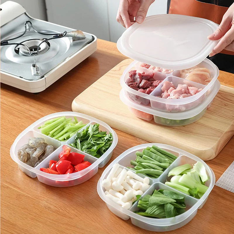 Refrigerator Divider Crisper Meat Storage Box Kitchen Side Dishes Household Sealed Food Storage Box WIth Lid Kitchen Supplies
Refrigerator Divider Crisper Meat Storage Box Kitchen Side Dishes Household Sealed Food Storage Box WIth Lid Kitchen Supplies