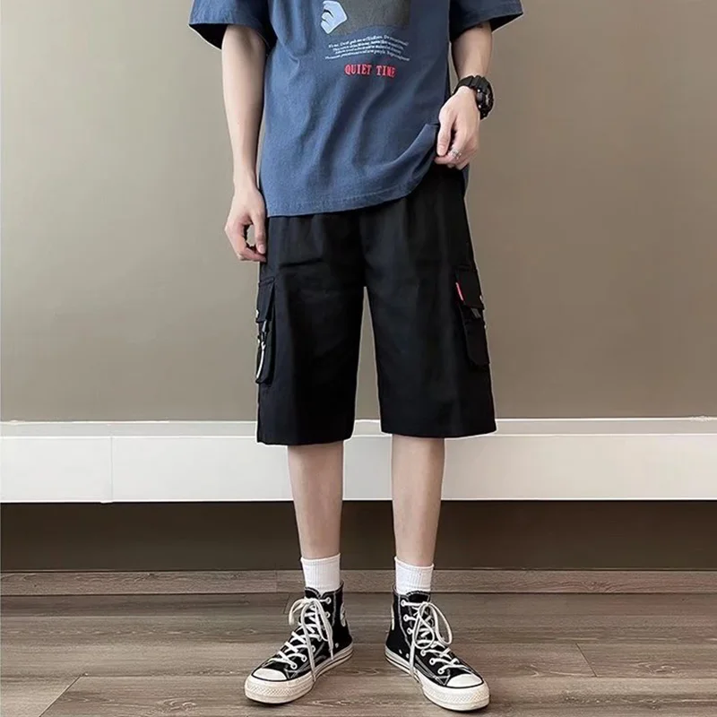 Multi-pocket shorts men's 2022 summer men's trend overalls large size loose five-point pants casual sports pants
Multi-pocket shorts men's 2022 summer men's trend overalls large size loose five-point pants casual sports pants
