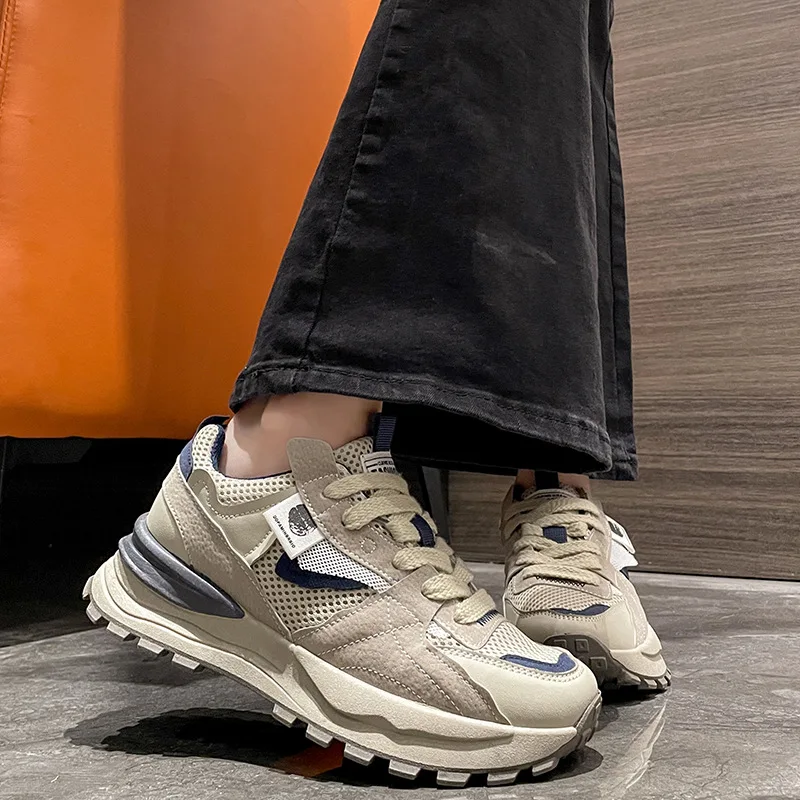 2023 Spring New Korean Old Dad Shoes Female INS Student Casual Shoes Female Thick Sole Running Shoe
2023 Spring New Korean Old Dad Shoes Female INS Student Casual Shoes Female Thick Sole Running Shoe