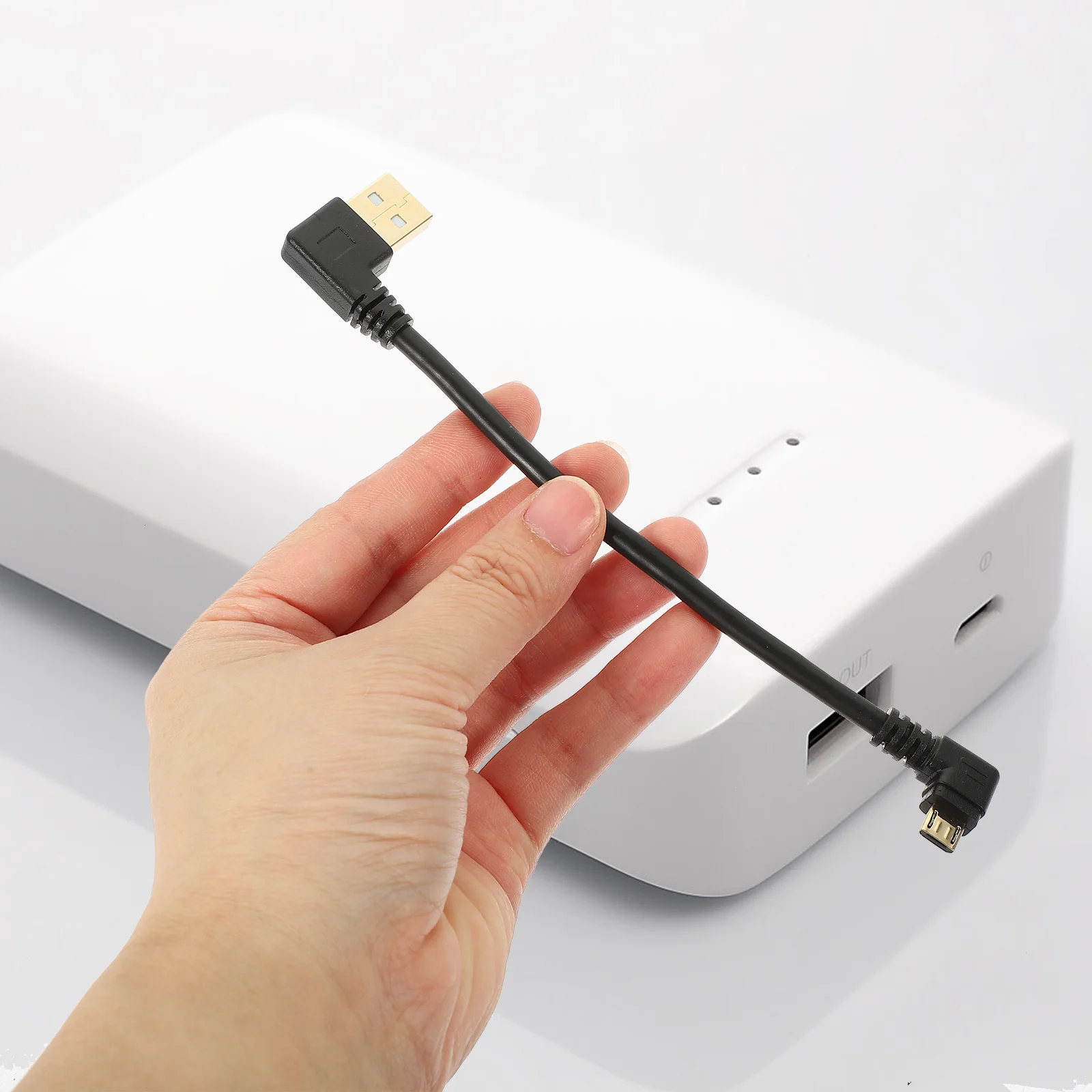 3 Pcs USB Right Angle Adapter Micro Cable 90 Degree Double Elbow Angled Charging
3 Pcs USB Right Angle Adapter Micro Cable 90 Degree Double Elbow Angled Charging