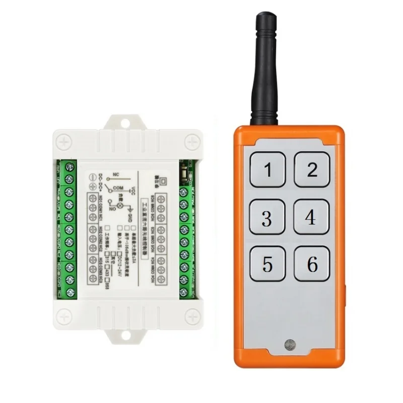433MHZ Universal DC 12V 24V 6CH RF Wireless Radio Remote Control Switch System Receiver Transmitter for Garage\ Door\ LED\ Bul
433MHZ Universal DC 12V 24V 6CH RF Wireless Radio Remote Control Switch System Receiver Transmitter for Garage\ Door\ LED\ Bul