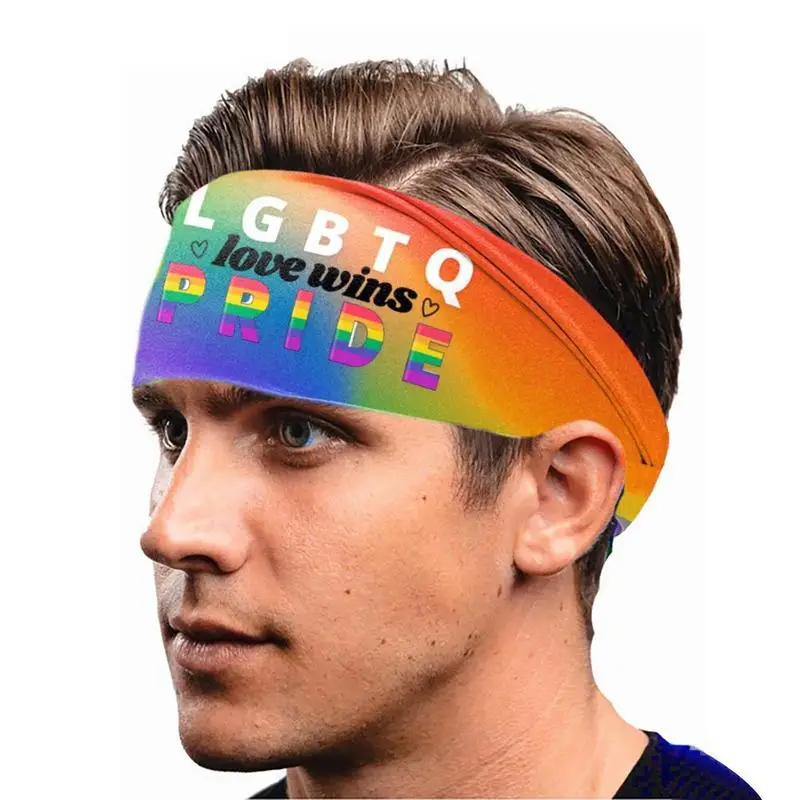 Rainbow Pride Accessories Hair Alphabet Printing Rainbow Headband Pride Hair Accessories Wide Head Band Pride Festival
Rainbow Pride Accessories Hair Alphabet Printing Rainbow Headband Pride Hair Accessories Wide Head Band Pride Festival
