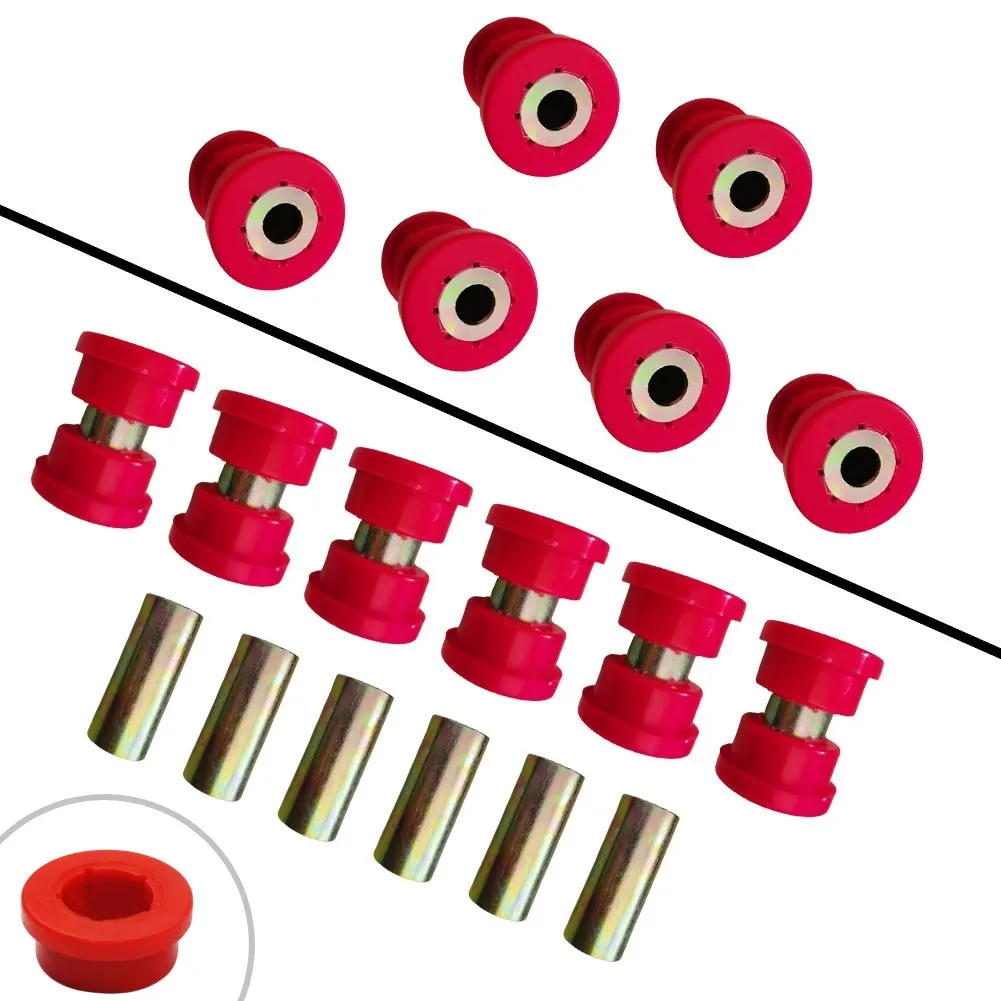12× Bushings(Polyurethane) + 6× Mounting Sleeve(Aluminum) For Honda Civic EG Series Control Arm 1988-1995 Car Chassis Parts
12× Bushings(Polyurethane) + 6× Mounting Sleeve(Aluminum) For Honda Civic EG Series Control Arm 1988-1995 Car Chassis Parts