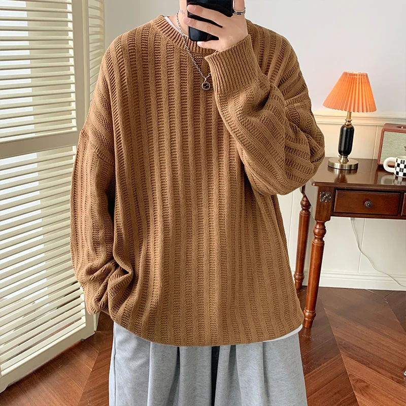 Мужские однотонные зимние пальто 2022 с круглым вырезом, шерстяные свитера с длинным рукавом, Свободный теплый пуловер для мужчин, вязаный женский свитер
Мужские однотонные зимние пальто 2022 с круглым вырезом, шерстяные свитера с длинным рукавом, Свободный теплый пуловер для мужчин, вязаный женский свитер