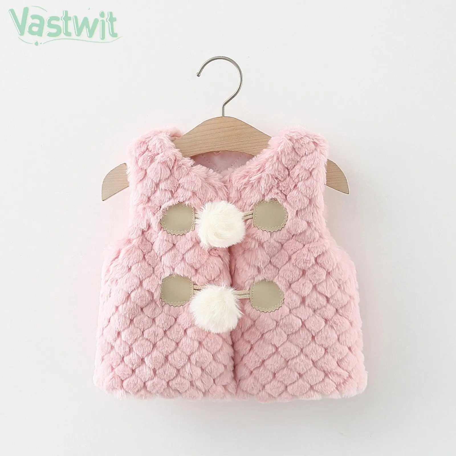 Baby Girls Fashion Casual Plush Warm Vest Sleeveless Pom-pom Smooth Lined Thicken Waistcoat Outerwear Loungewear Daliy Wear
Baby Girls Fashion Casual Plush Warm Vest Sleeveless Pom-pom Smooth Lined Thicken Waistcoat Outerwear Loungewear Daliy Wear