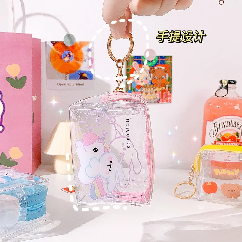 Yilan Cartoon Change Wallet ins Coin Storage Bag Transparent Waterproof Student Change Bag Mini Wallet
Yilan Cartoon Change Wallet ins Coin Storage Bag Transparent Waterproof Student Change Bag Mini Wallet