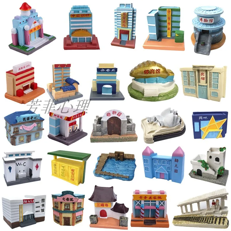 resin figure mental psychological sand table game box court therapy building Architecture collection
resin figure mental psychological sand table game box court therapy building Architecture collection