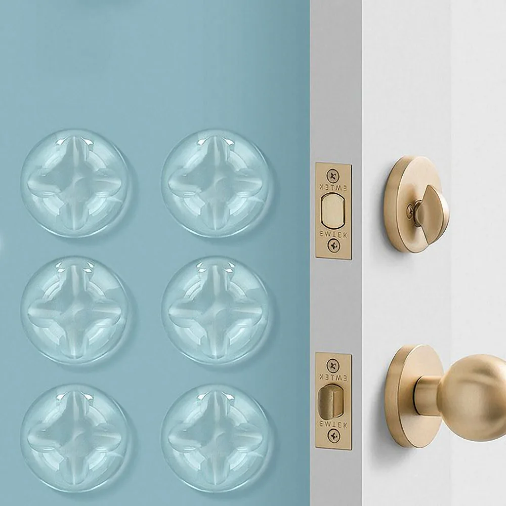 6Pcs/Lot Self-adhesive Transparent Door Handle Bumper Protective Plug Silicone Wall Protector Non-slip Doors Stopper Hardware
6Pcs/Lot Self-adhesive Transparent Door Handle Bumper Protective Plug Silicone Wall Protector Non-slip Doors Stopper Hardware