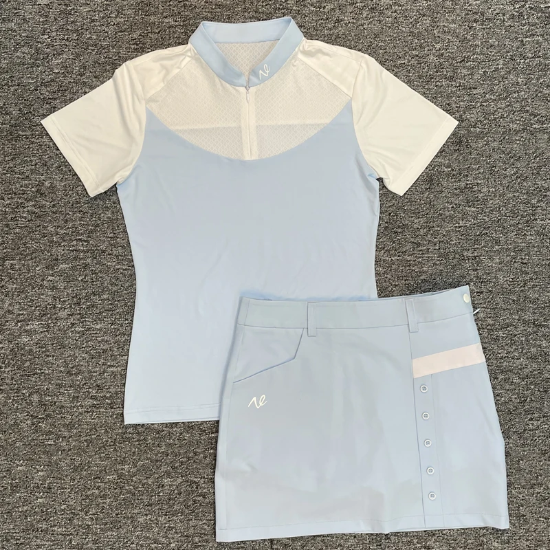Netls Golf summer women's sunscreen quick drying sports top short sleeve Lapel comfortable fashion Jersey
Netls Golf summer women's sunscreen quick drying sports top short sleeve Lapel comfortable fashion Jersey