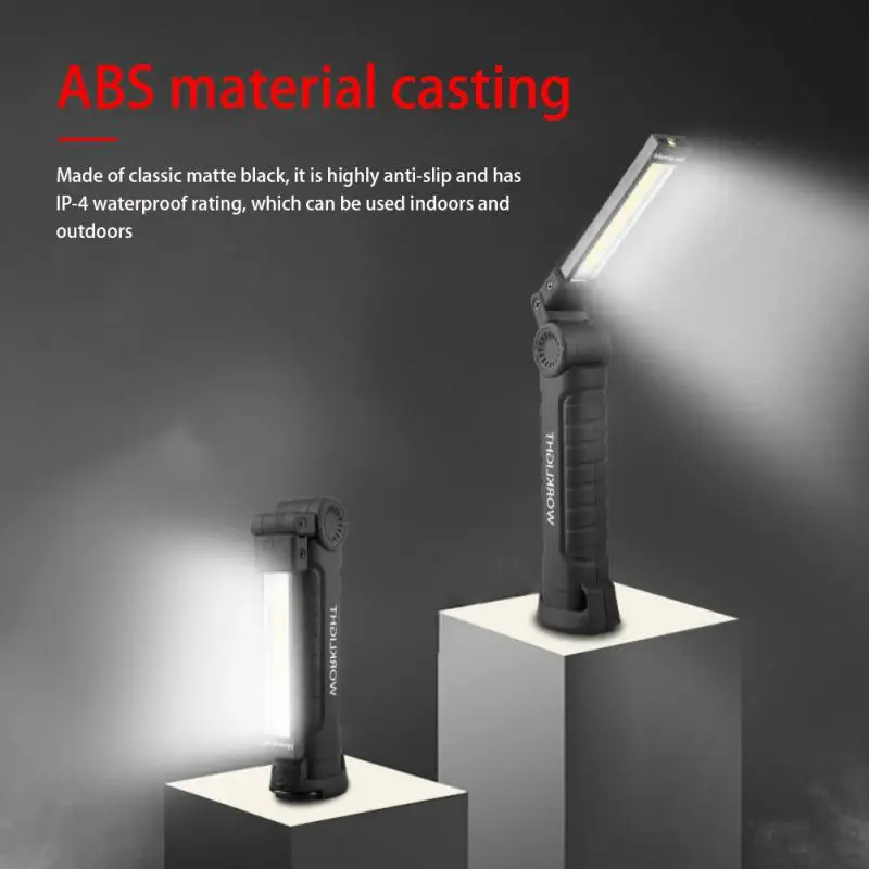 Портативный фонарик с COB-матрицей, USB-перезаряжаемый, многофункциональный, со встроенной батареей
Портативный фонарик с COB-матрицей, USB-перезаряжаемый, многофункциональный, со встроенной батареей