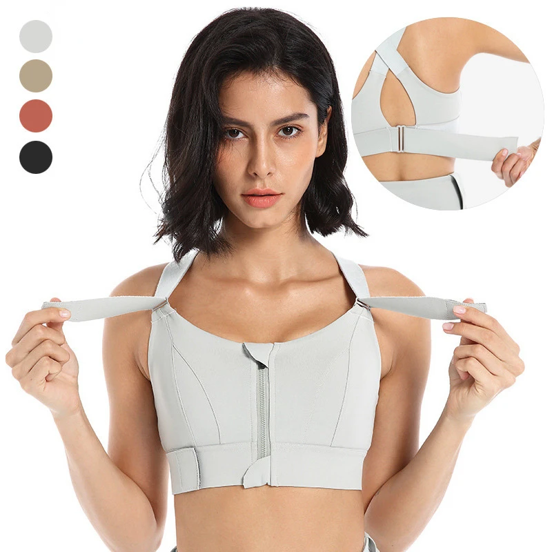 Yoga Plus Size Adjustable Lingerie Gym Workout Shockproof Athletic Brassiere Sports Bras for Women Active Bra Vest Front Zipper
Yoga Plus Size Adjustable Lingerie Gym Workout Shockproof Athletic Brassiere Sports Bras for Women Active Bra Vest Front Zipper