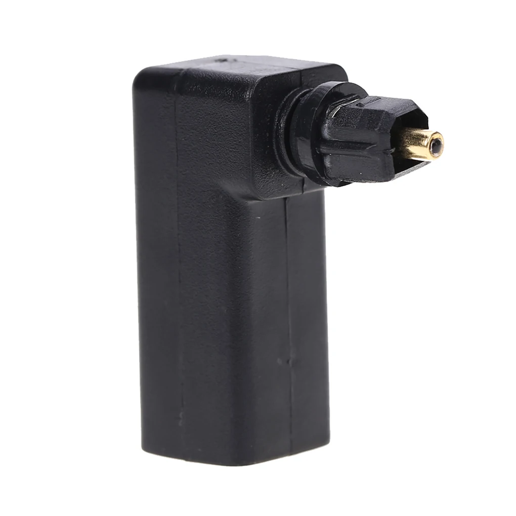 90 Degree Optical Toslink Male to Female Adapter M/F Digital Optical Audio Cable Converter Audio Signal Transmission Connector
90 Degree Optical Toslink Male to Female Adapter M/F Digital Optical Audio Cable Converter Audio Signal Transmission Connector