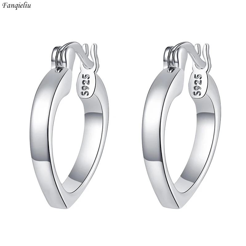 Fanqieliu 925 Silver Needle High-quality S925 Stamp Heart Hoops For Women Fashion Jewelry Girl Gift New Earrings FQL23143
Fanqieliu 925 Silver Needle High-quality S925 Stamp Heart Hoops For Women Fashion Jewelry Girl Gift New Earrings FQL23143