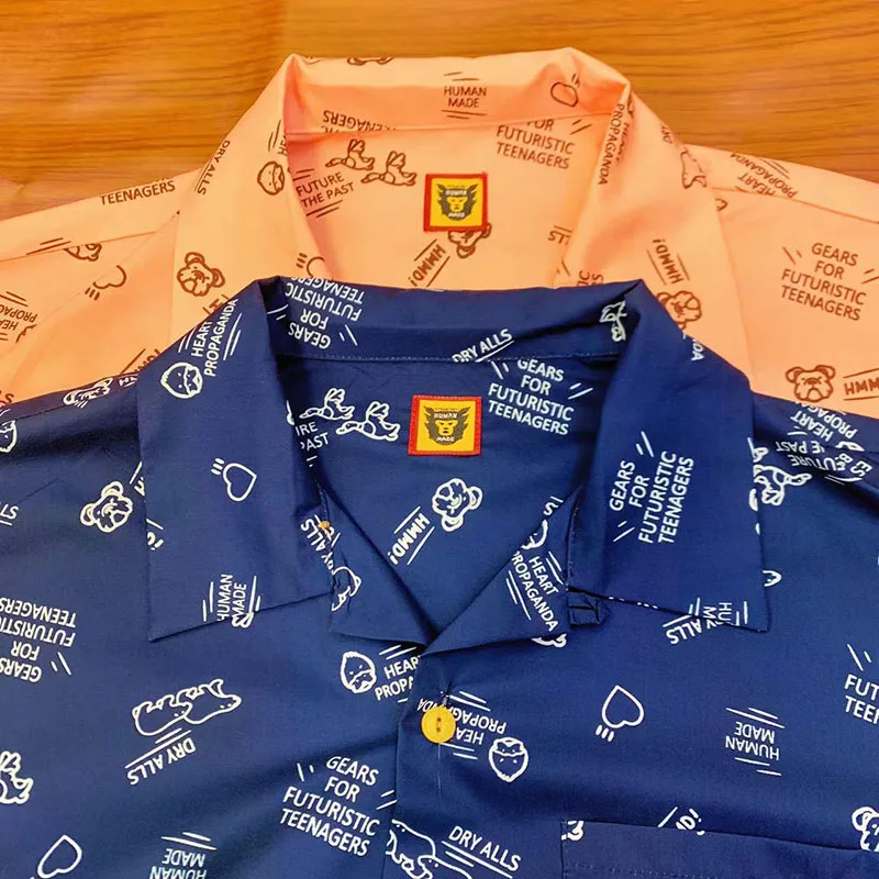 HUMAN MADE Oversized Shirt Men Women 1:1 Full Print HUMAN MADE Couple Casual Short Sleeve Shirts
HUMAN MADE Oversized Shirt Men Women 1:1 Full Print HUMAN MADE Couple Casual Short Sleeve Shirts