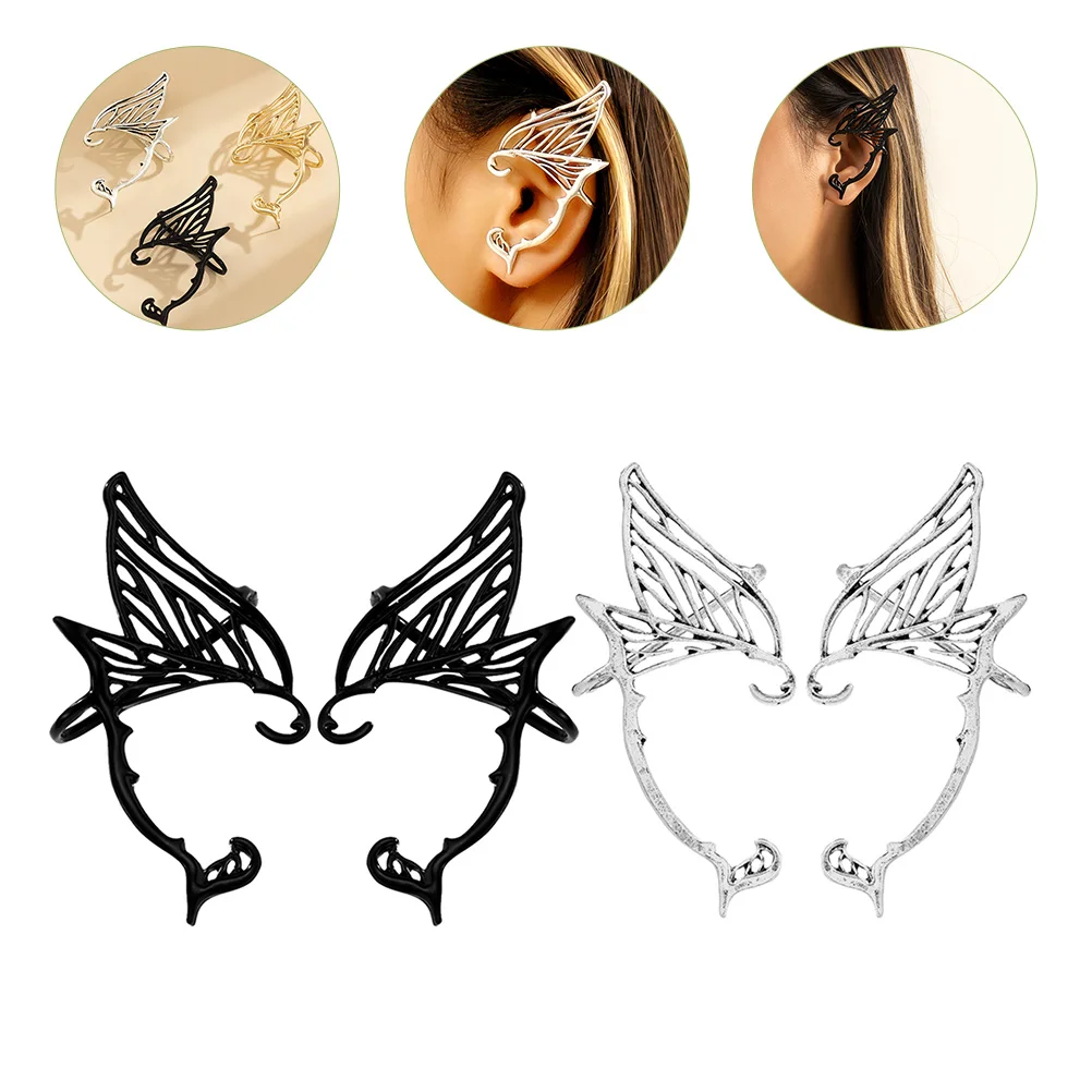 2 Pairs Wedding Dress Non Pierced Cuffs Fairy Earrings Fairy Ears Jewelry Butterflies Earrings Earrings Cuffs For
2 Pairs Wedding Dress Non Pierced Cuffs Fairy Earrings Fairy Ears Jewelry Butterflies Earrings Earrings Cuffs For