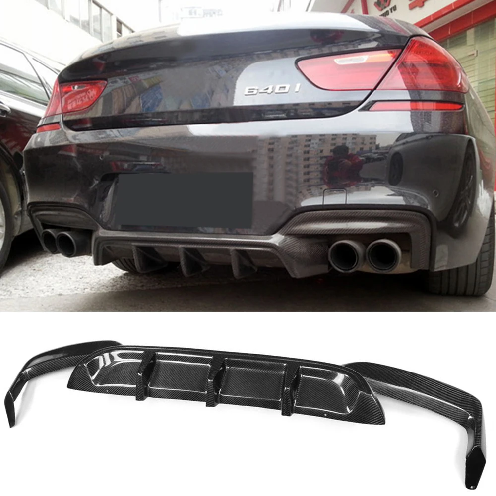 Car Rear Bumper Diffuser For BMW F06 F12 F13 640i 650i M Sport M Tech M6 Bumper 2012-2016 Rear Diffuser Lip Carbon Fiber / FRP
Car Rear Bumper Diffuser For BMW F06 F12 F13 640i 650i M Sport M Tech M6 Bumper 2012-2016 Rear Diffuser Lip Carbon Fiber / FRP