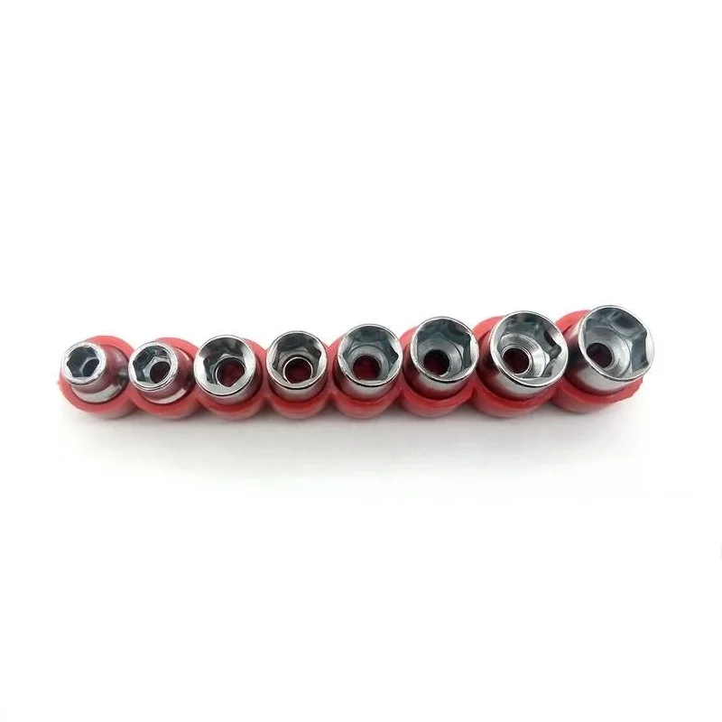 8pc 1/4 Inch Drive Hex Bit Socket Set Socket Wrench Adapter 5/6/7/8/9/10/11/12mm Herramientas Taller Mecanico Hand Tools Outils
8pc 1/4 Inch Drive Hex Bit Socket Set Socket Wrench Adapter 5/6/7/8/9/10/11/12mm Herramientas Taller Mecanico Hand Tools Outils