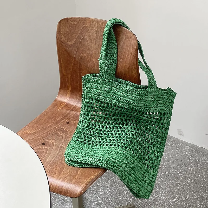 Casual Hollow Straw Tote Bag Paper Woven Women Shoulder Bags Handmade Handbags Summer Beach Bag Hobos Bali Big Shopper Purses
Casual Hollow Straw Tote Bag Paper Woven Women Shoulder Bags Handmade Handbags Summer Beach Bag Hobos Bali Big Shopper Purses